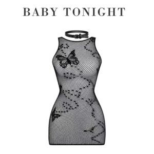 Beautiful Butterfly*The mesh shirt with cutouts can be torn