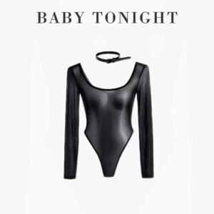 Surprise Play*Slip-On Sexy Shiny Jumpsuit